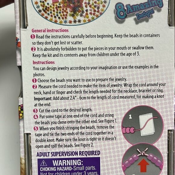 Small World Fashion Thread’em Beads 8 Designs to Make Bracelets - Picture 11 of 11